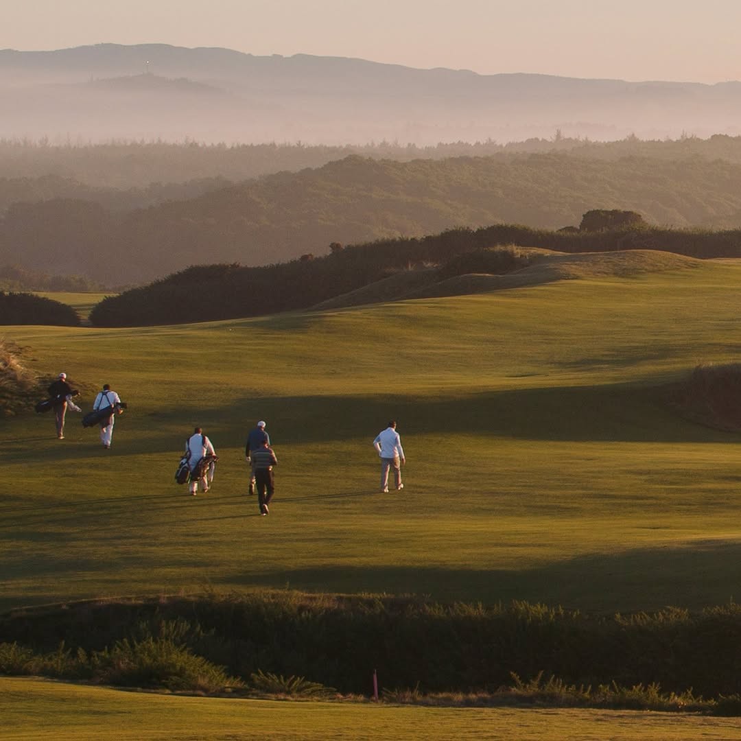 The Greenside System — leather anchor and towel